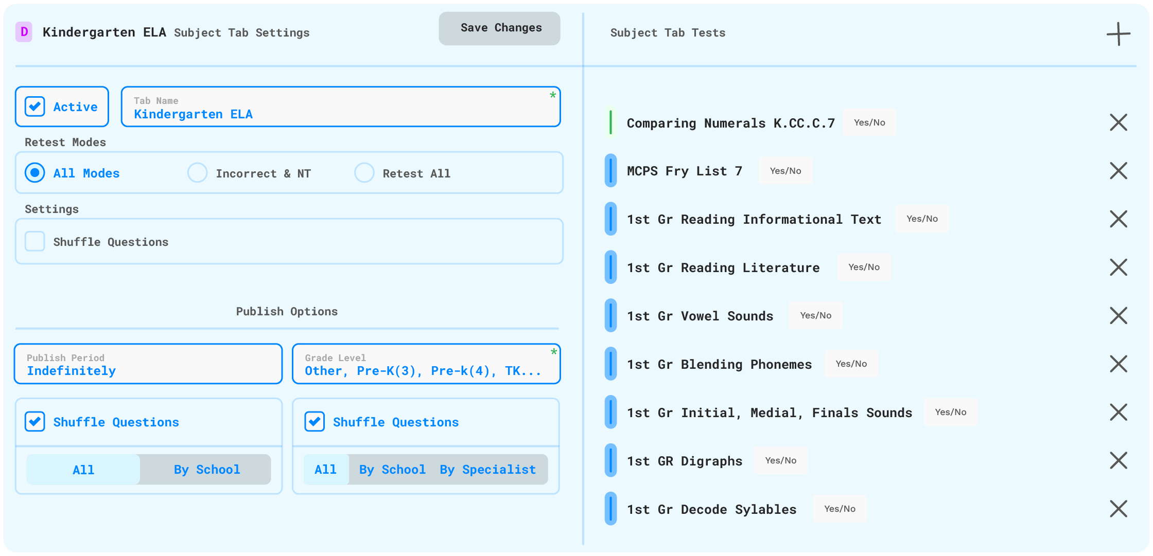 Subject Tab Manager